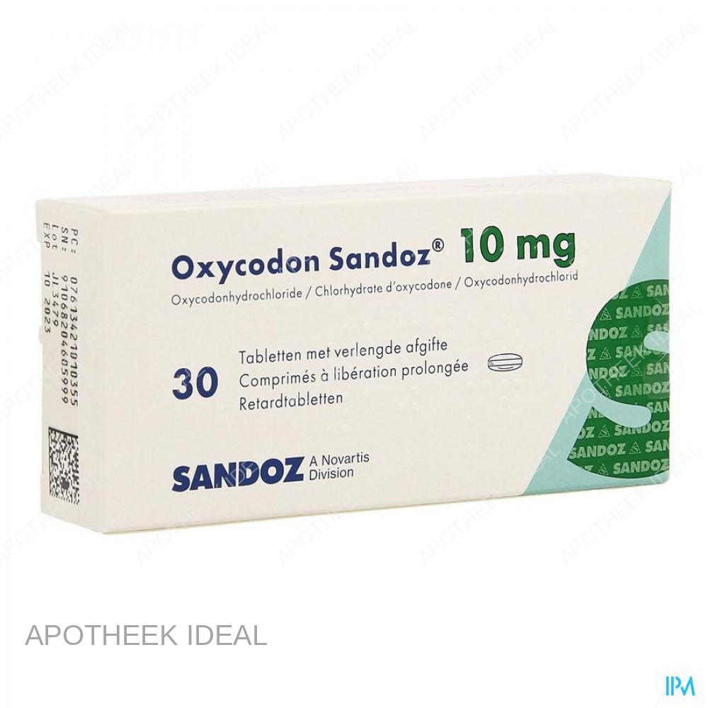 OXYCODON 10MG 30 TABLETTEN 1 OXYCODON 10MG 30 TABLETTEN