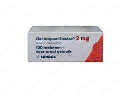 CLONAZEPAM 2MG 100 TABLETTEN