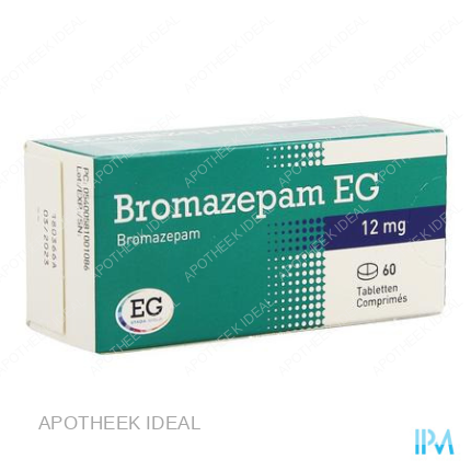 BROMAZEPAM EG 12 MG 60 TABL 1 BROMAZEPAM EG 12 MG 60 TABL