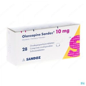 OLANZAPINE 10MG 28 TABL