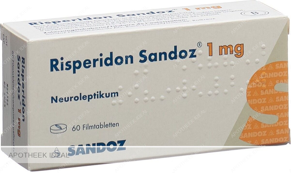 Risperidon 1MG 60 Tabletten 1 Risperidon 1MG 60 Tabletten