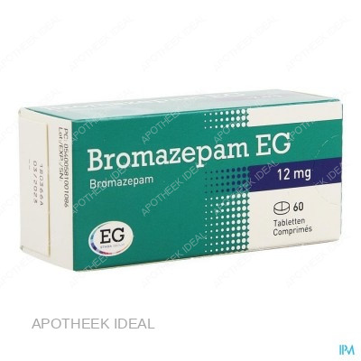 BROMAZEPAM EG 12MG 60 TABLETTEN 1 BROMAZEPAM EG 12MG 60 TABLETTEN